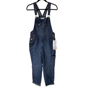 Celebrity‎ Pink Boyfriend Medium Wash Demin Overall Women's Size XS NWT